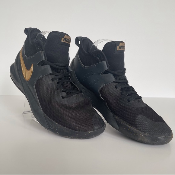 Nike Air Max Impact CI1396-005 Black Metallic Gold basketball shoes Size 10 - Picture 2 of 12